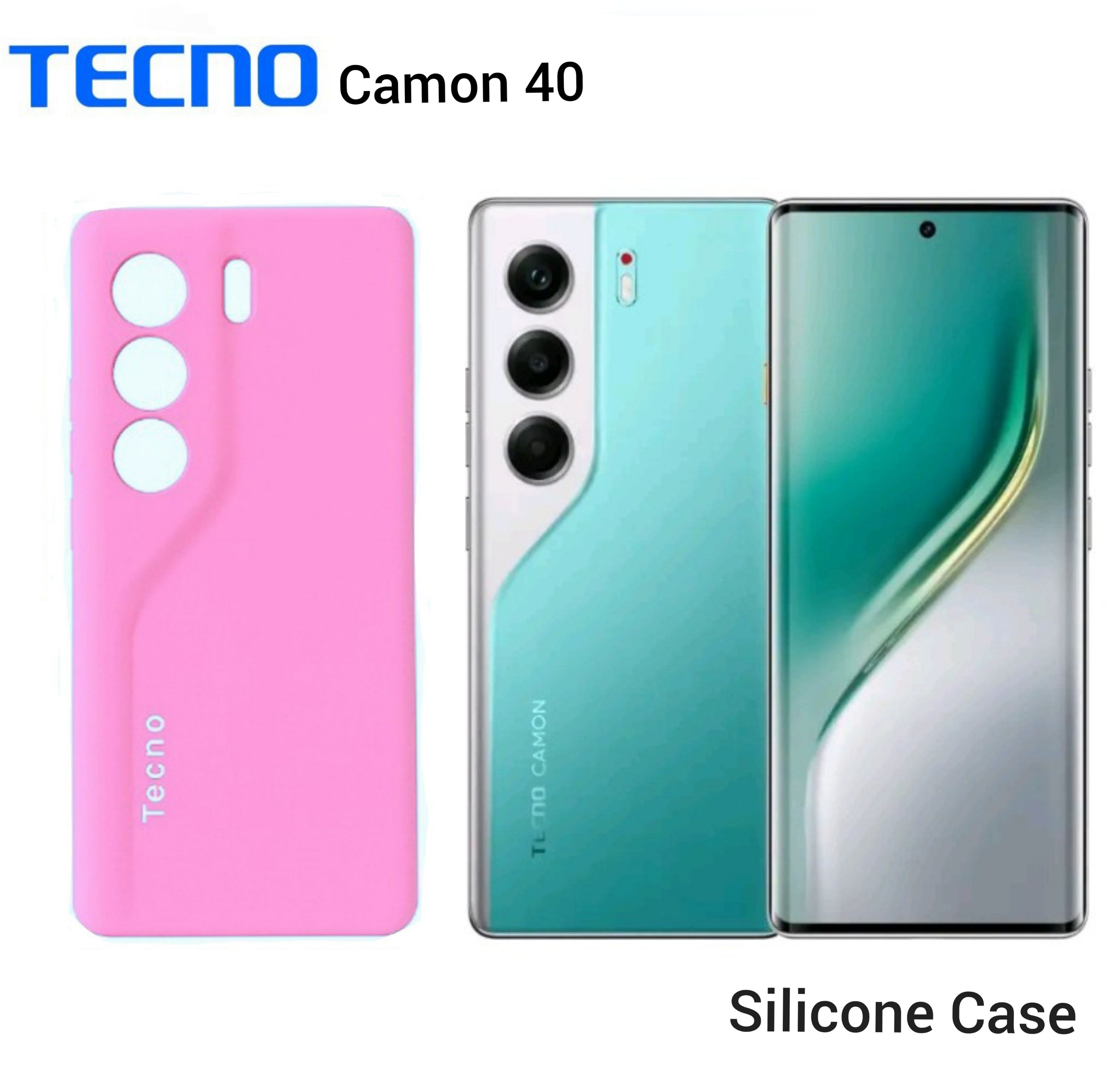 Tecno Camon 40 Original Liquid Silicone phone Case/Cover