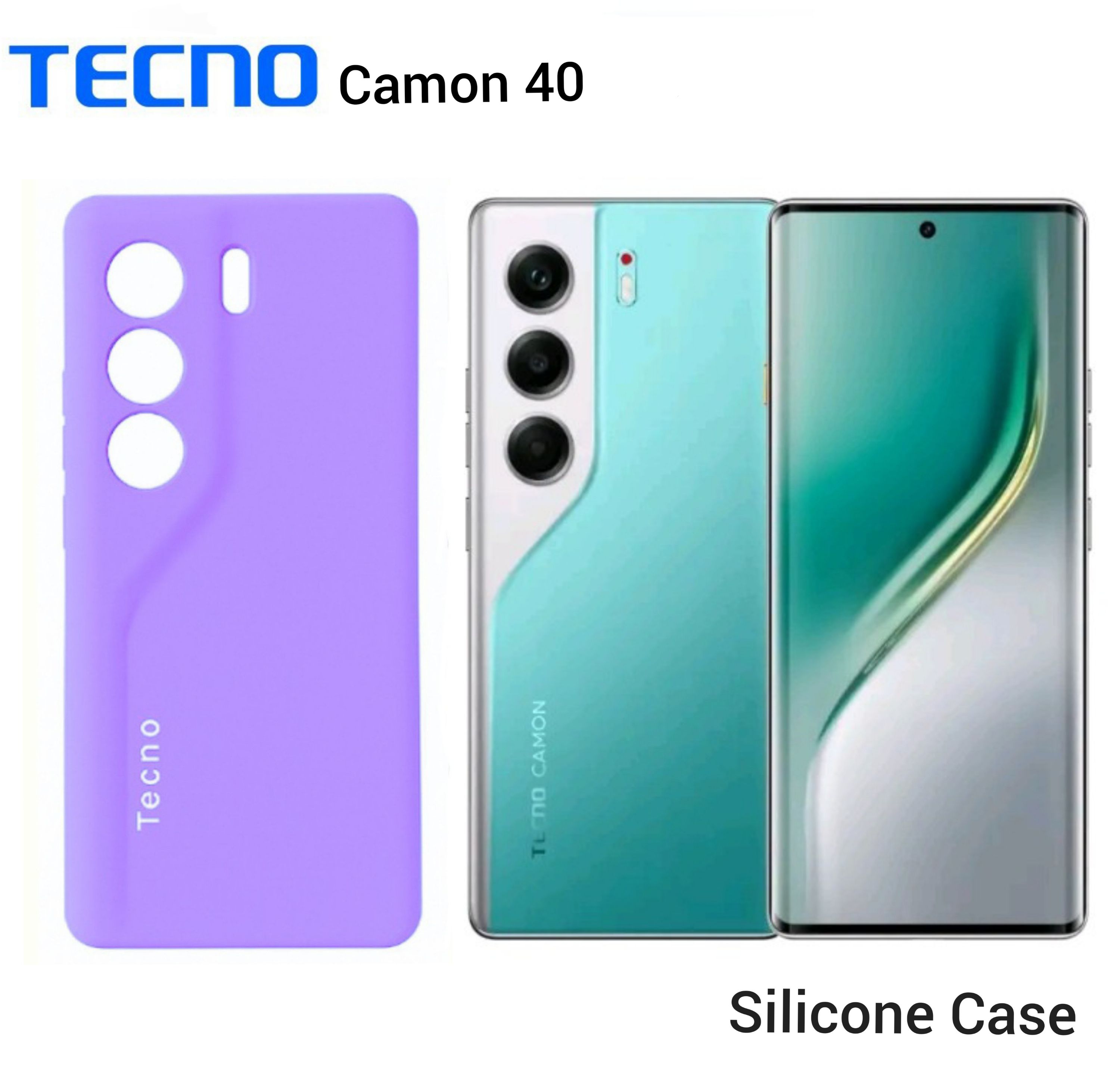 Tecno Camon 40 Original Liquid Silicone phone Case/Cover