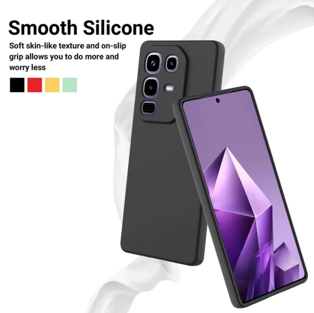 Infinix Note 50 , Note 50s 5G Black soft silicone phone case/cover