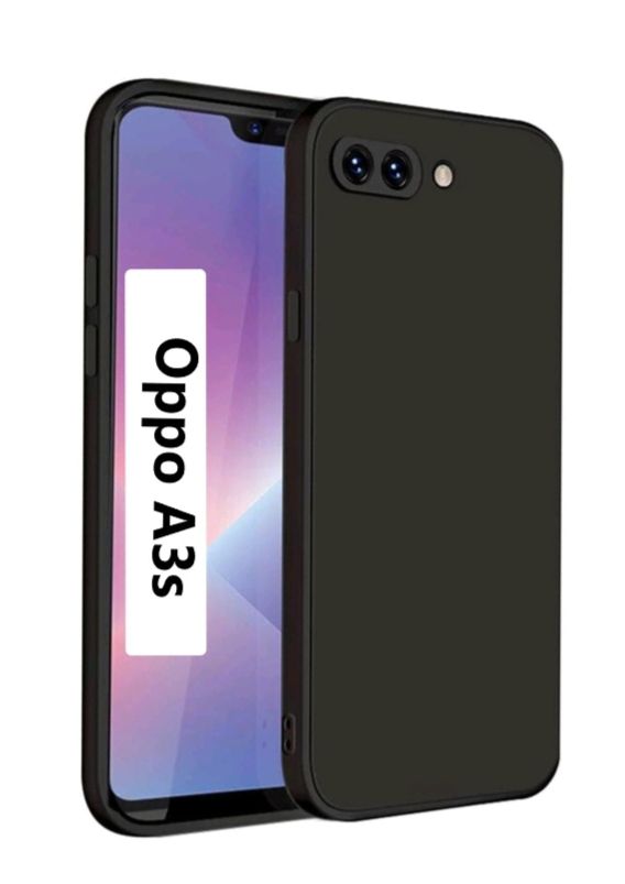 For Oppo A5/A3s (2018) , Oppo A5s/A12/F9 Black soft silicone phone Case/Cover