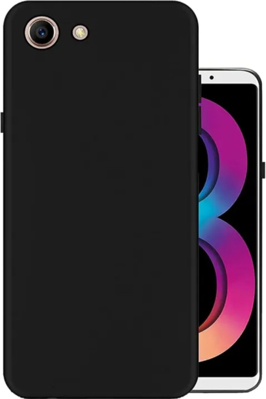 Oppo A83 Black soft silicone phone case/cover