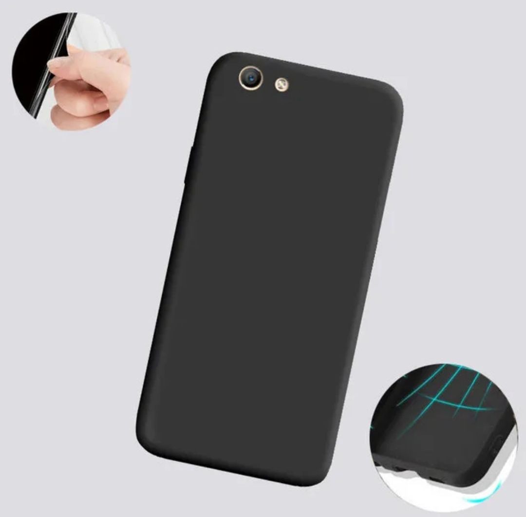 Oppo A83 Black soft silicone phone case/cover