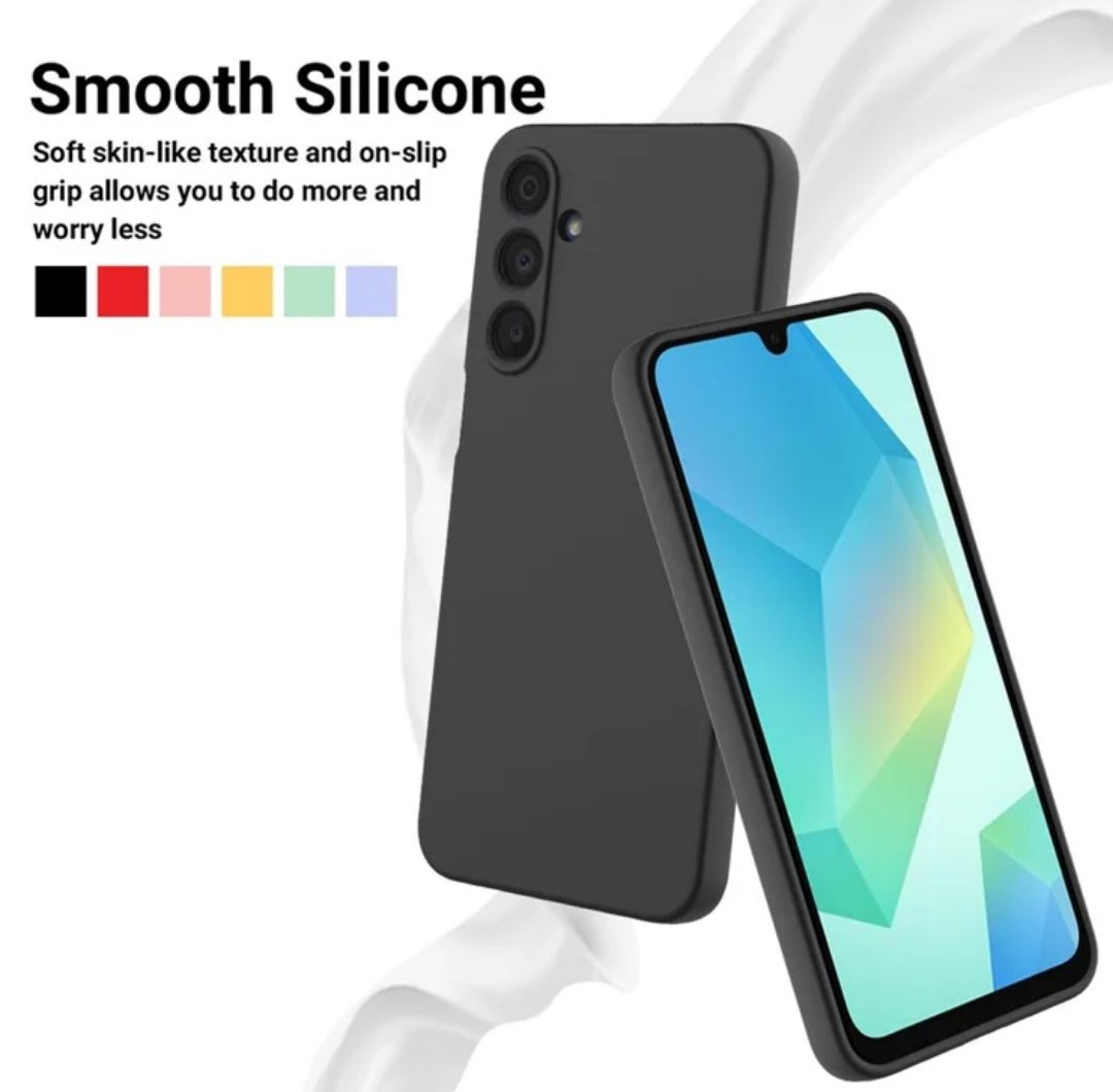For Samsung Galaxy A14 , A15 , A16 , A17 , A24 , A25 , A26 , A34 , A35 ,A36 , A54 , A55 , A56   Black soft silicone phone case/cover