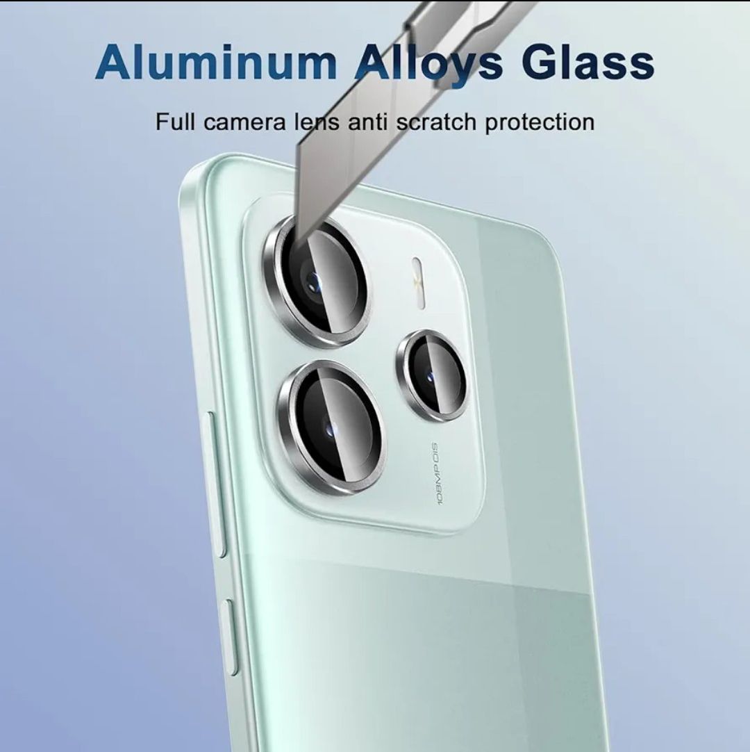 Xiaomi Redmi Note 14 4G (Not 5G) 3-Piece Metal Ring Camera lens protector