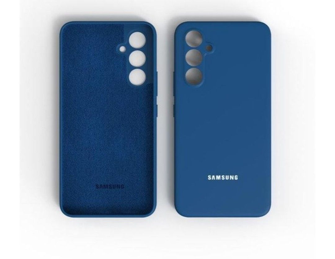 Samsung Galaxy A04s, A05s, A14, A15, A16, A17 , A24, A25, A26, A34, A35, A36, A54, A55,A56 Blue Original Liquid silicone phone Case/Cover