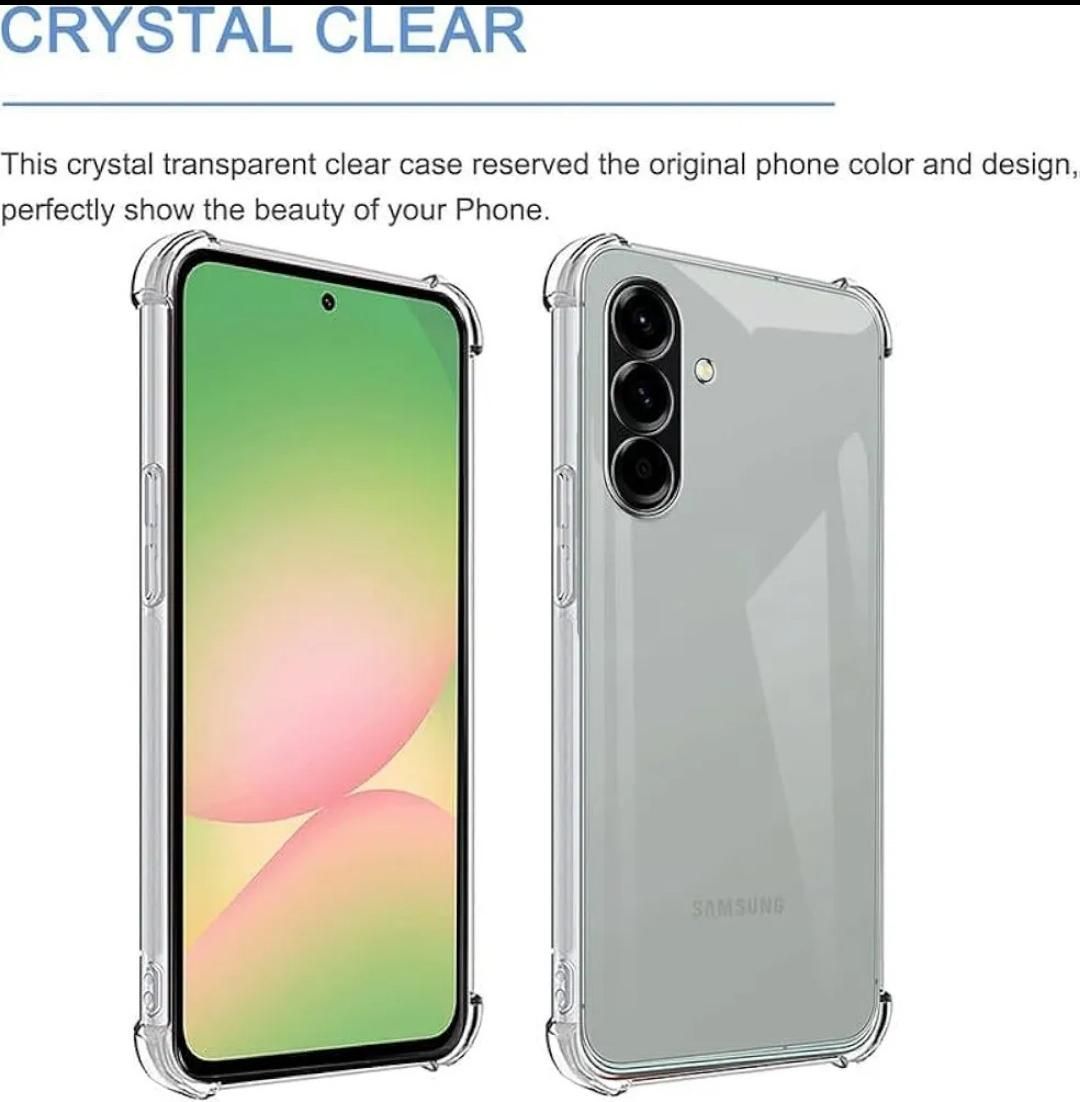Samsung Galaxy A04s, A05s, A14, A15, A16, A17,A24, A25, A26, A34, A35, A36, A54, A55, A56 Soft Crystal Clear/Transparent phone Case/Cover