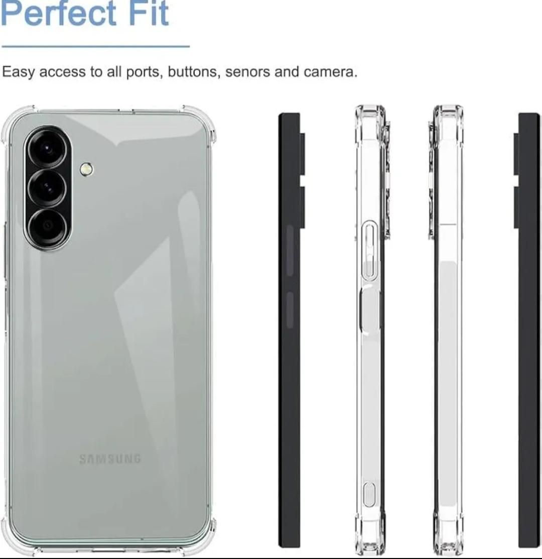 Samsung Galaxy A04s, A05s, A14, A15, A16, A17,A24, A25, A26, A34, A35, A36, A54, A55, A56 Soft Crystal Clear/Transparent phone Case/Cover