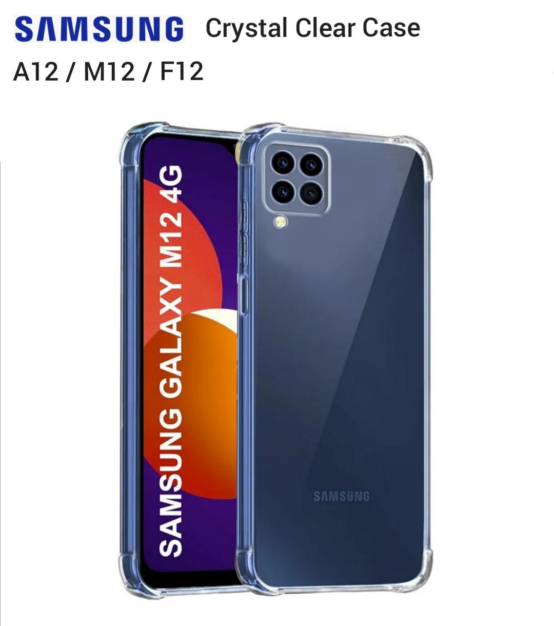 Samsung Galaxy A12 / M12 / F12 Soft Crystal Clear Phone Case/Cover