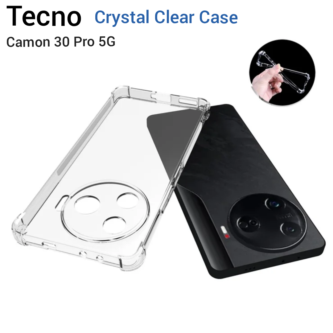 Tecno Camon 30 4G/5G  , Camon 30s/ 30s Pro , Camon 30 Pro 5G Soft Crystal Clear/Transparent  Phone Case/Cover