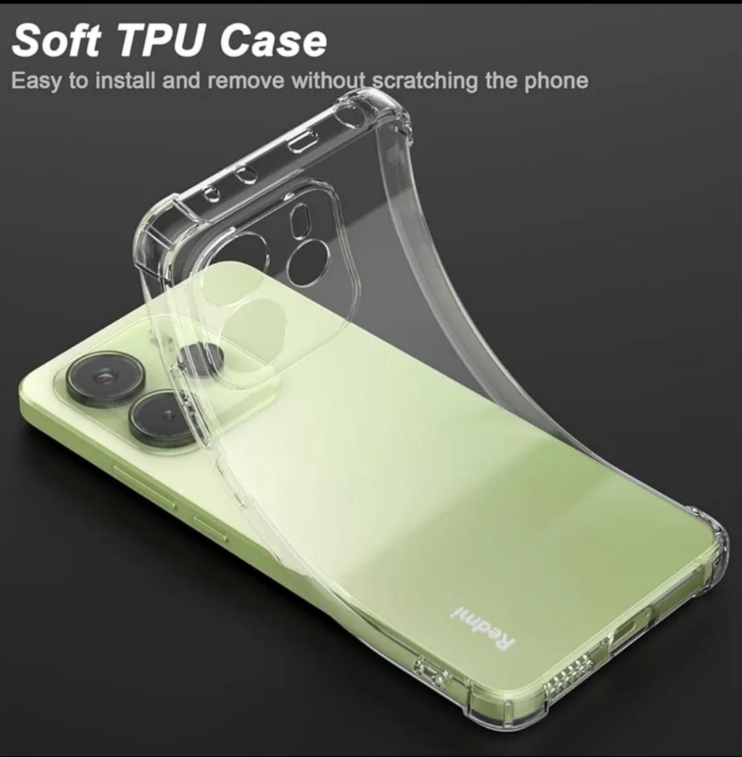Xiaomi Redmi Note 14 4G (Not 5G) Soft Crystal Clear Phone Case/Cover