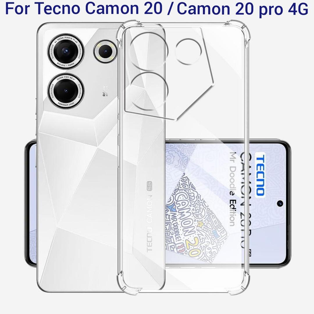 Tecno Camon 20/Camon 20 Pro 4G Soft Crystal Clear/Transparent Phone Case/Cover