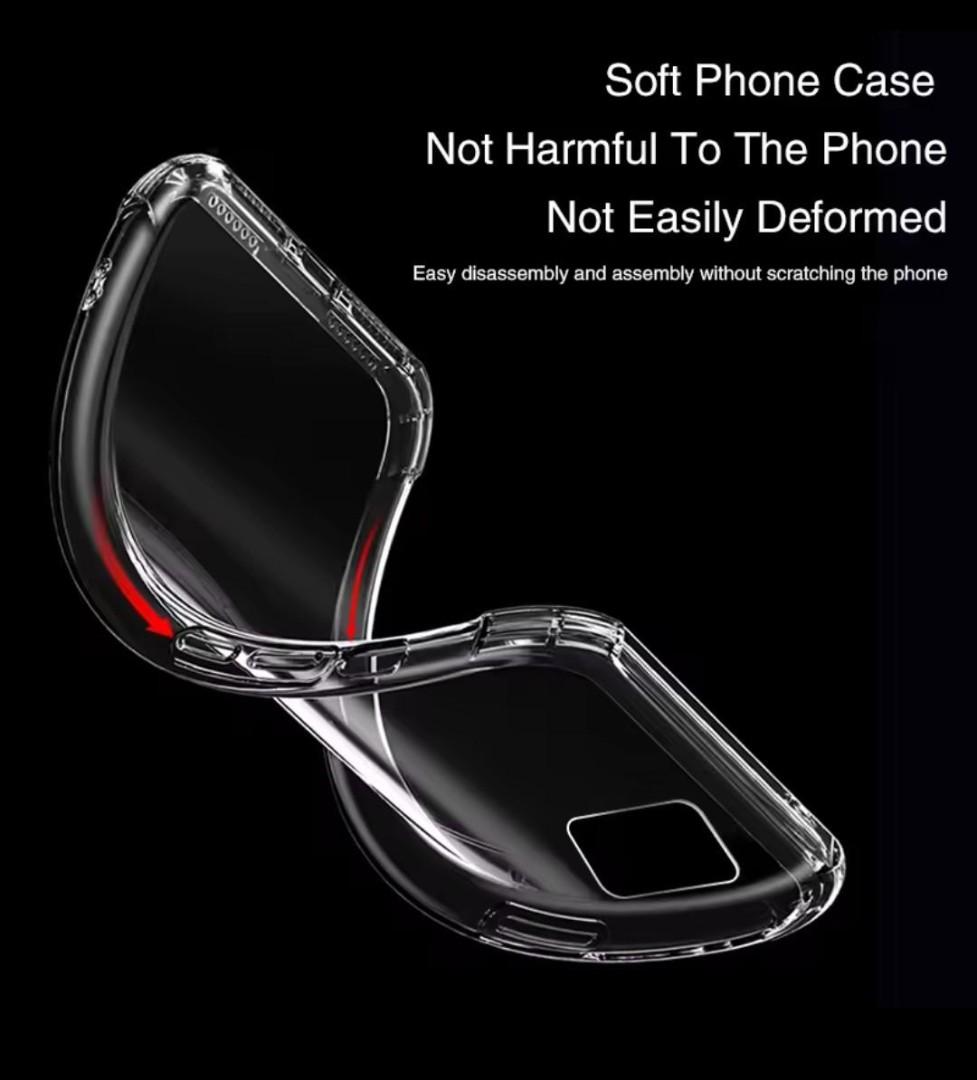 Tecno Spark 30c Soft Crystal Clear/Transparent Phone Case/Charger