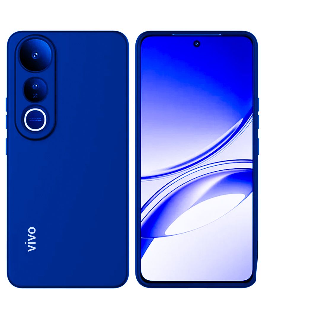 Vivo V50 Lite 4G/5G Original Liquid Silicone Phone Case/Cover in Black,Blue ,Pink and Light Purple(Lilac)