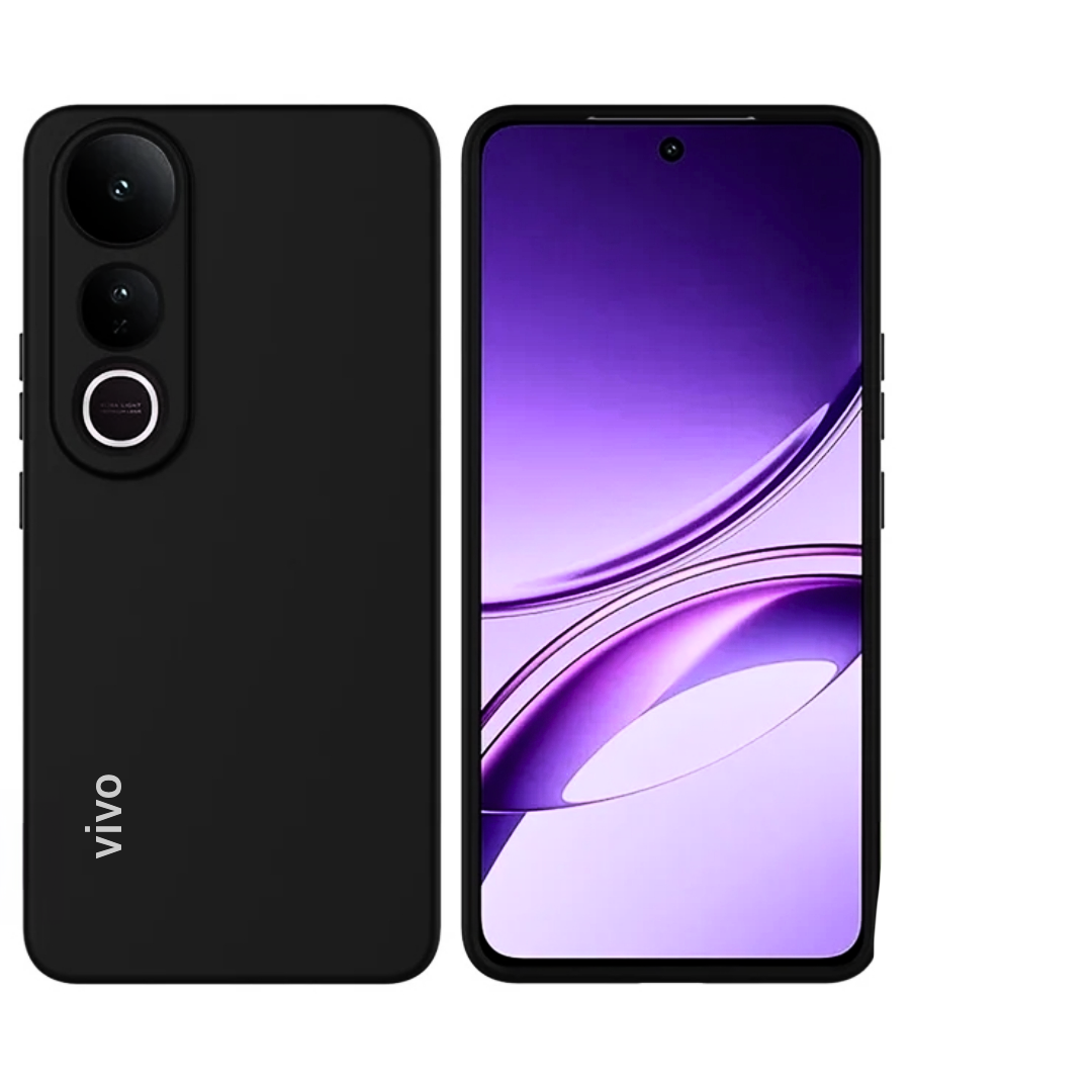 Vivo V50 Lite 4G/5G Original Liquid Silicone Phone Case/Cover in Black,Blue ,Pink and Light Purple(Lilac)
