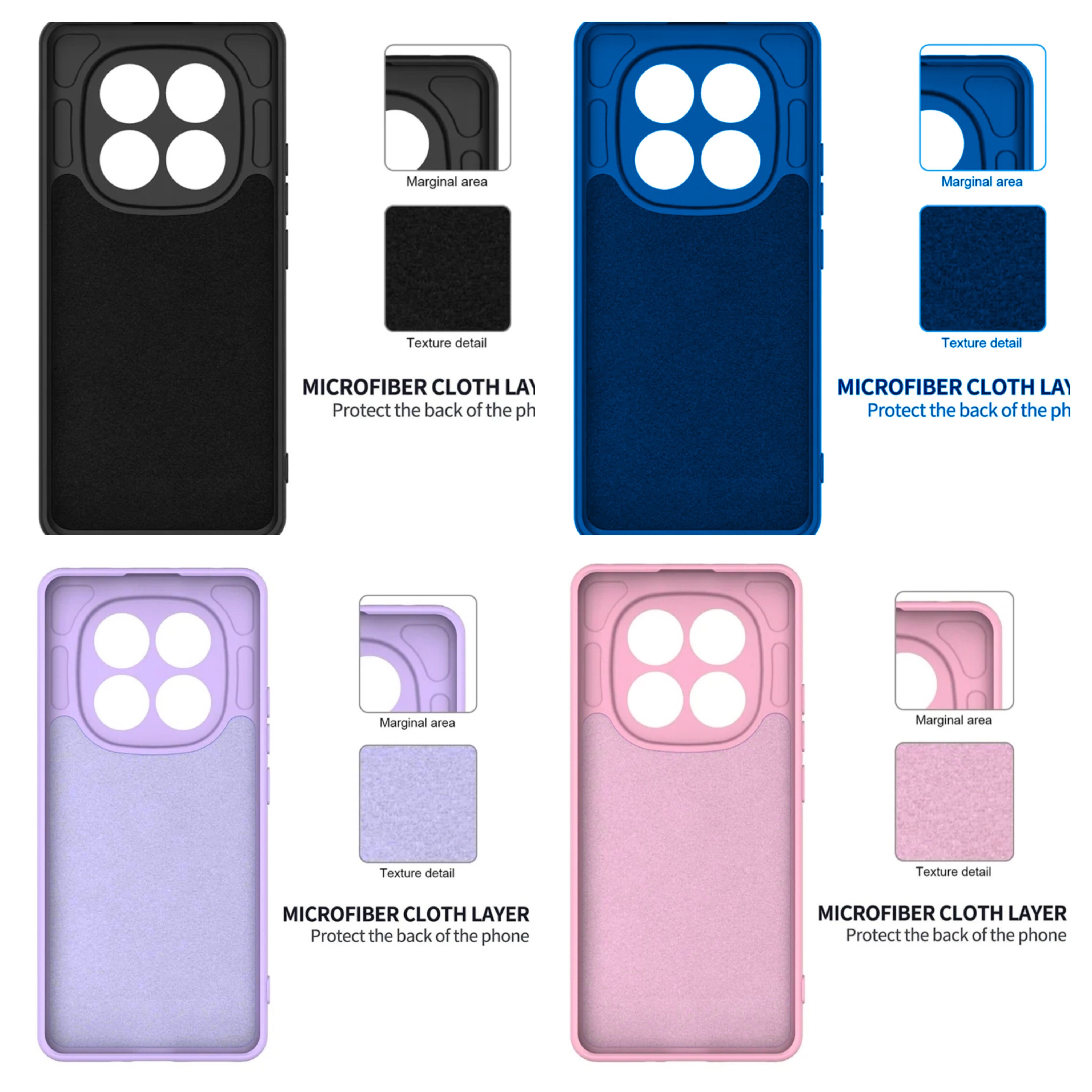 Xiaomi Redmi Note 14 Pro 4G & 5G Original Liquid Silicone  Phone Case/Cover