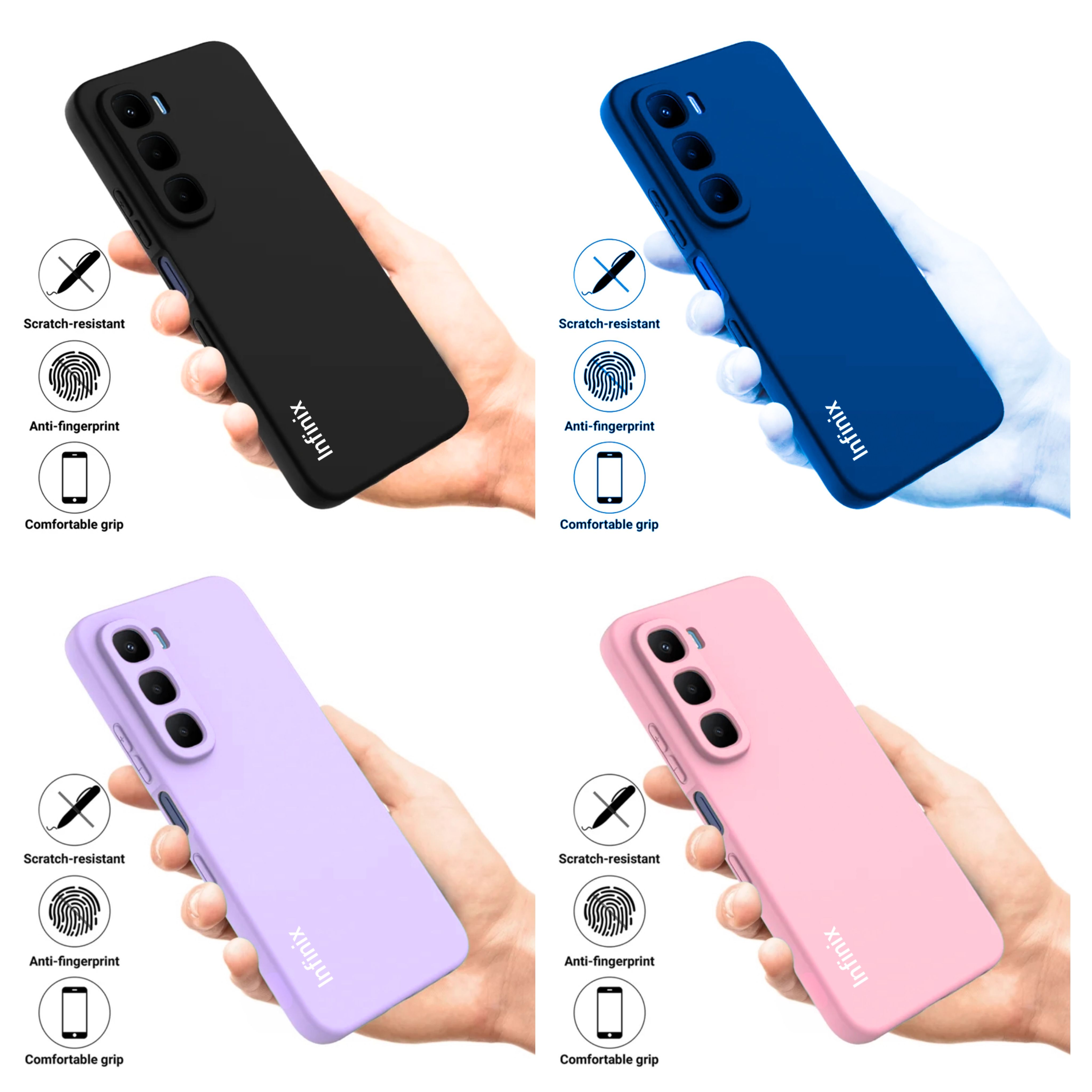 Infinix Hot 50 Pro+(Plus) , Hot 60 5G/Hot 60i 4G , Hot 60 Pro + (Plus) Original liquid silicone Phone Case/Cover