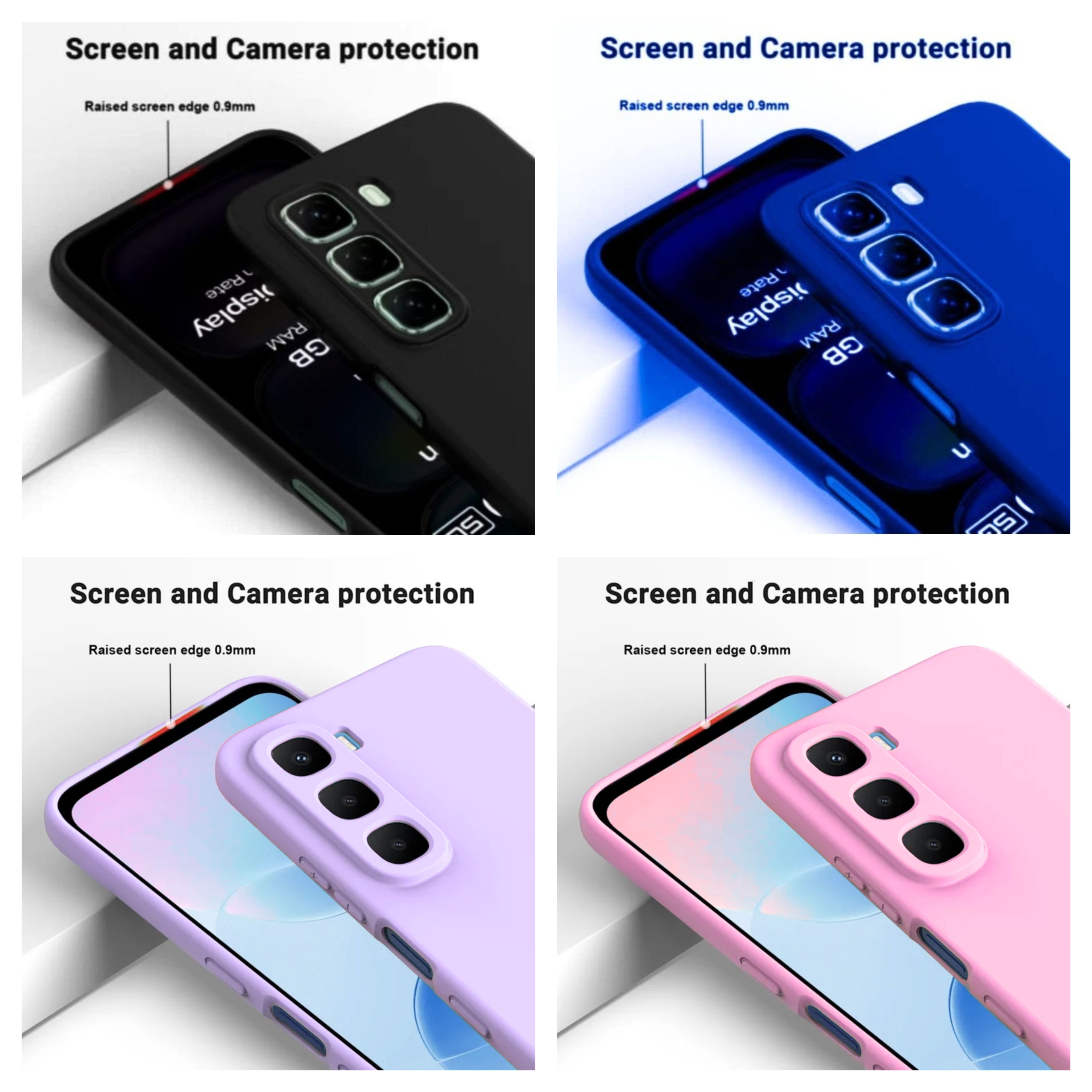 Infinix Hot 50 Pro+(Plus) , Hot 60 5G/Hot 60i 4G , Hot 60 Pro + (Plus) Original liquid silicone Phone Case/Cover