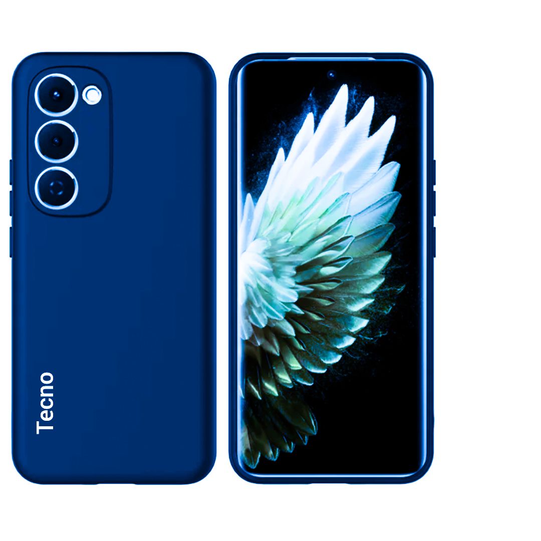 Tecno spark 40 Pro+ Original liquid silicone Phone Case/Cover available in Black,Blue,Light purple(Lilac) & Pink