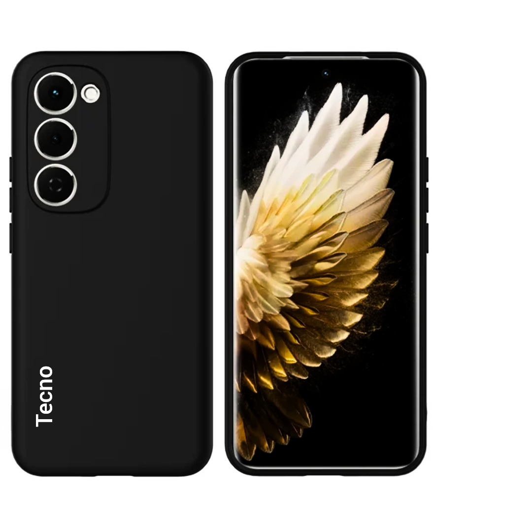 Tecno spark 40 Pro+ Original liquid silicone Phone Case/Cover available in Black,Blue,Light purple(Lilac) & Pink