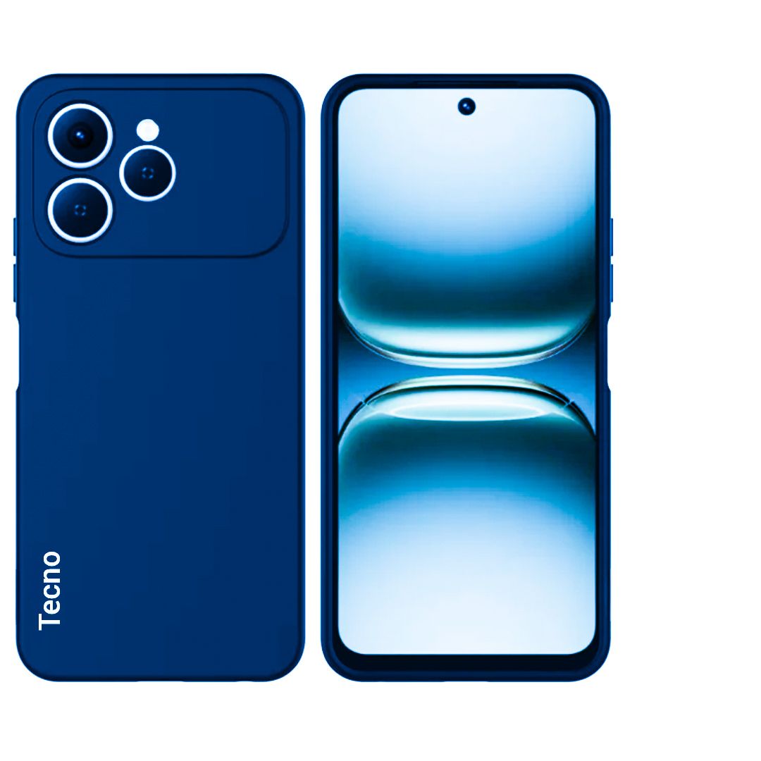 Tecno Spark 40 Original Liquid silicone Phone Case/Cover available in Black,Blue ,Light Purple(Lilac) & Pink