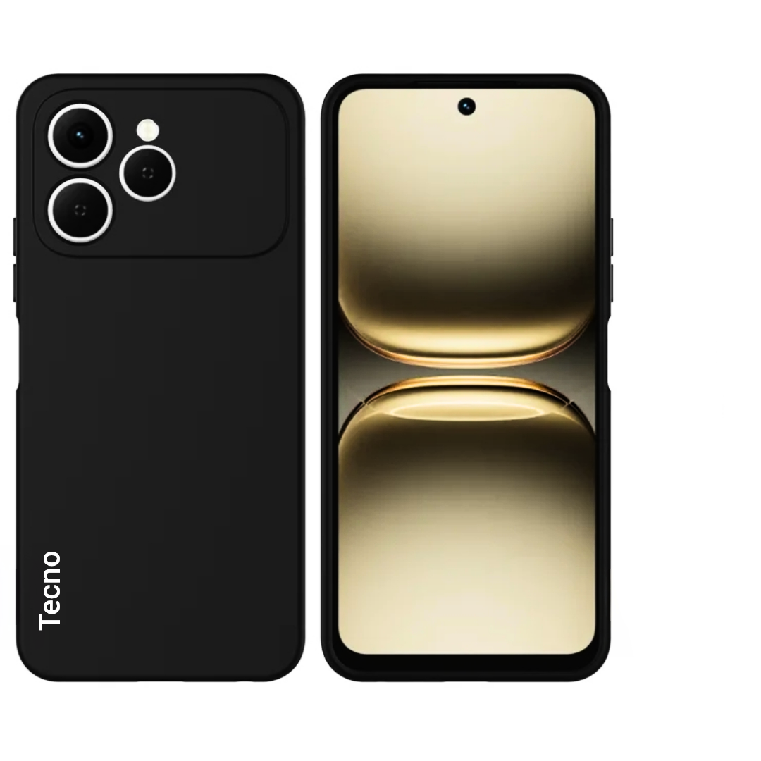 Tecno Spark 40 Original Liquid silicone Phone Case/Cover available in Black,Blue ,Light Purple(Lilac) & Pink