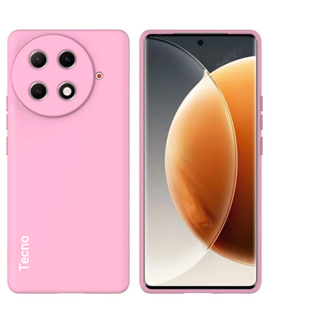Tecno Camon 30s / Camon 30 S Pro Original Liquid Silicone Phone Case/Cover available in Black,Blue,Light Purple(Lilac) & Pink