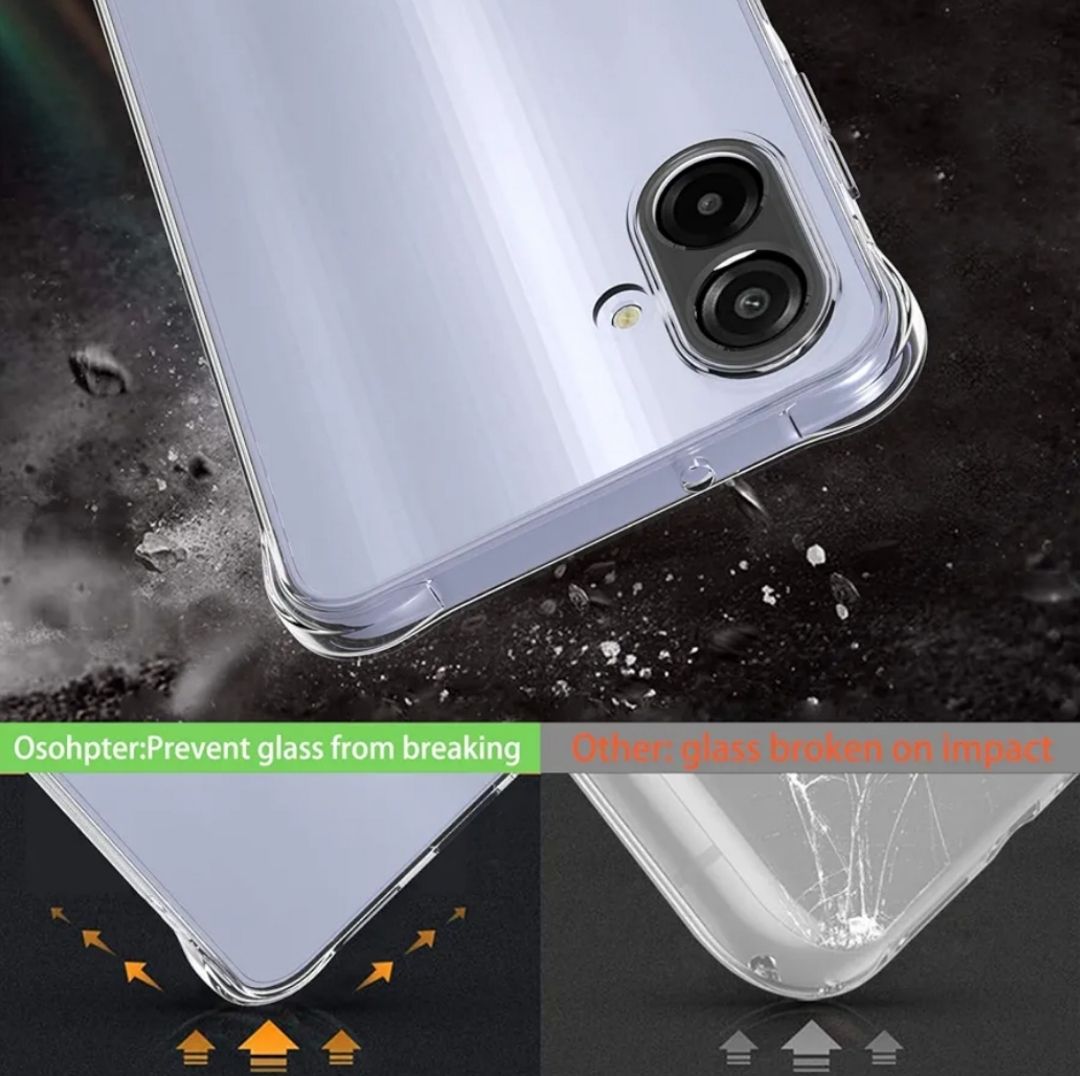 Samsung Galaxy A04 , A04e , A05 , A06 , A07 Soft Crystal Clear/Transparent  Phone Case/Cover