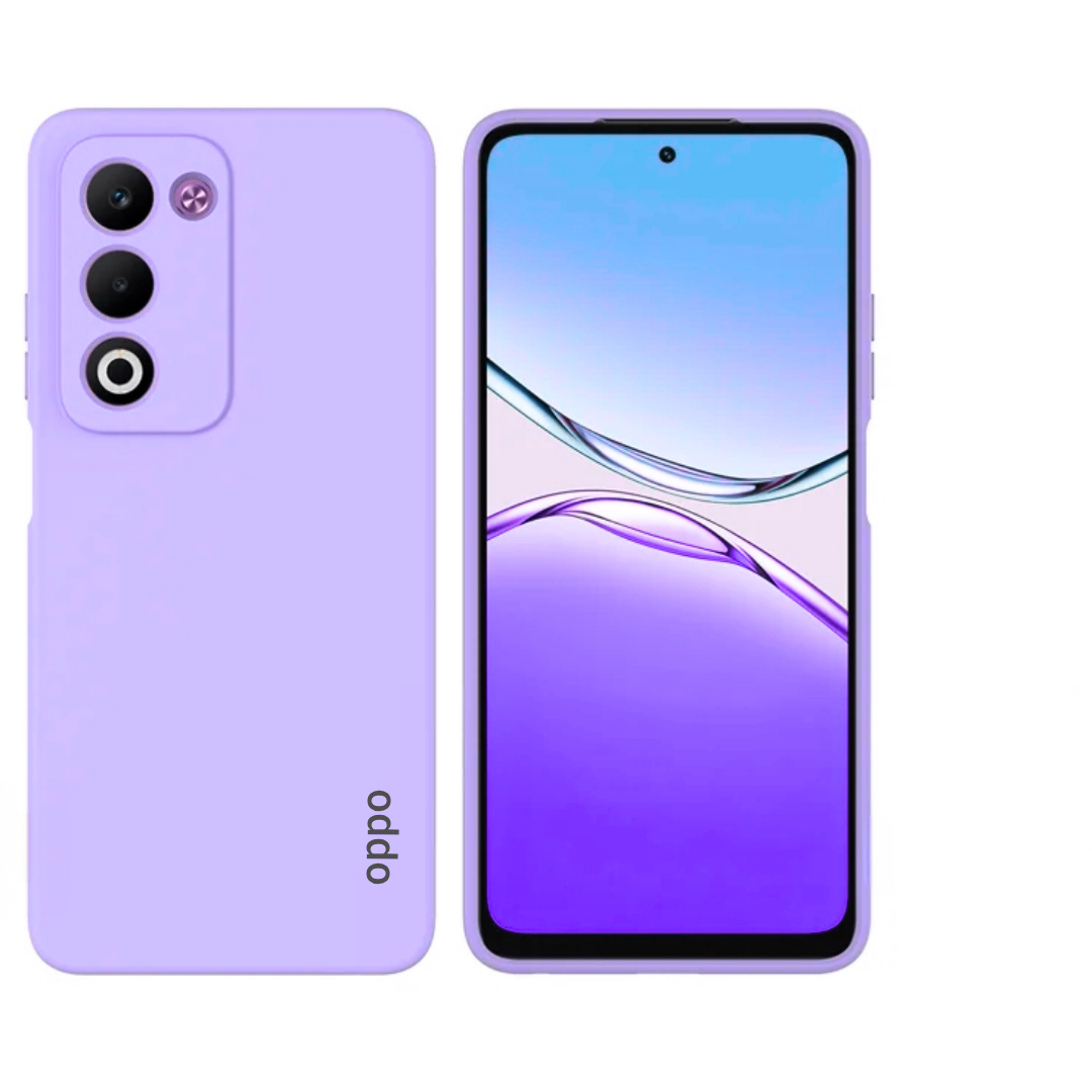 Oppo A5 4G/5G /A5m Original Liquid Silicone Phone Case/Cover available in Black ,Blue,Light Purple (Lilac) &  Pink