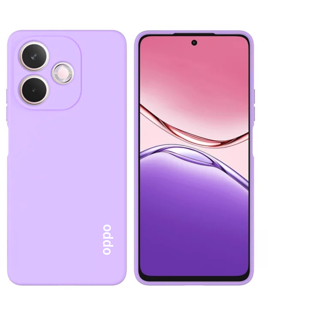 Oppo A5 Pro 4G/5G Original Liquid Silicone Phone Case/Cover available in Black, Blue, Light Purple (Lilac) & Pink