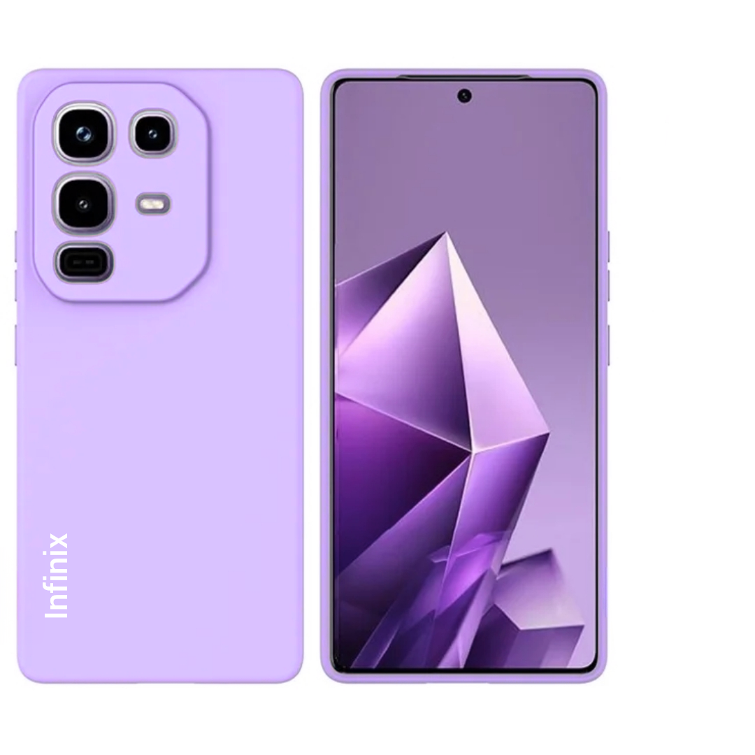 Infinix Note 50 4G/Infinix Note 50 Pro 4G/5G , Note 50s ,Note 50 Pro+(plus)Original Liquid Silicone Phone Case/Cover available in Black, Blue, Light Purple (lilac) & Pink
