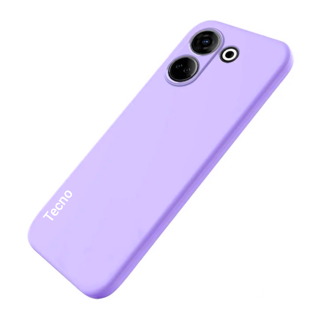 Tecno camon 20 / Camon 20 Pro 4G Original liquid Silicone Phone case/Cover  available in Black, Blue, Light Purple (Lilac) & Pink