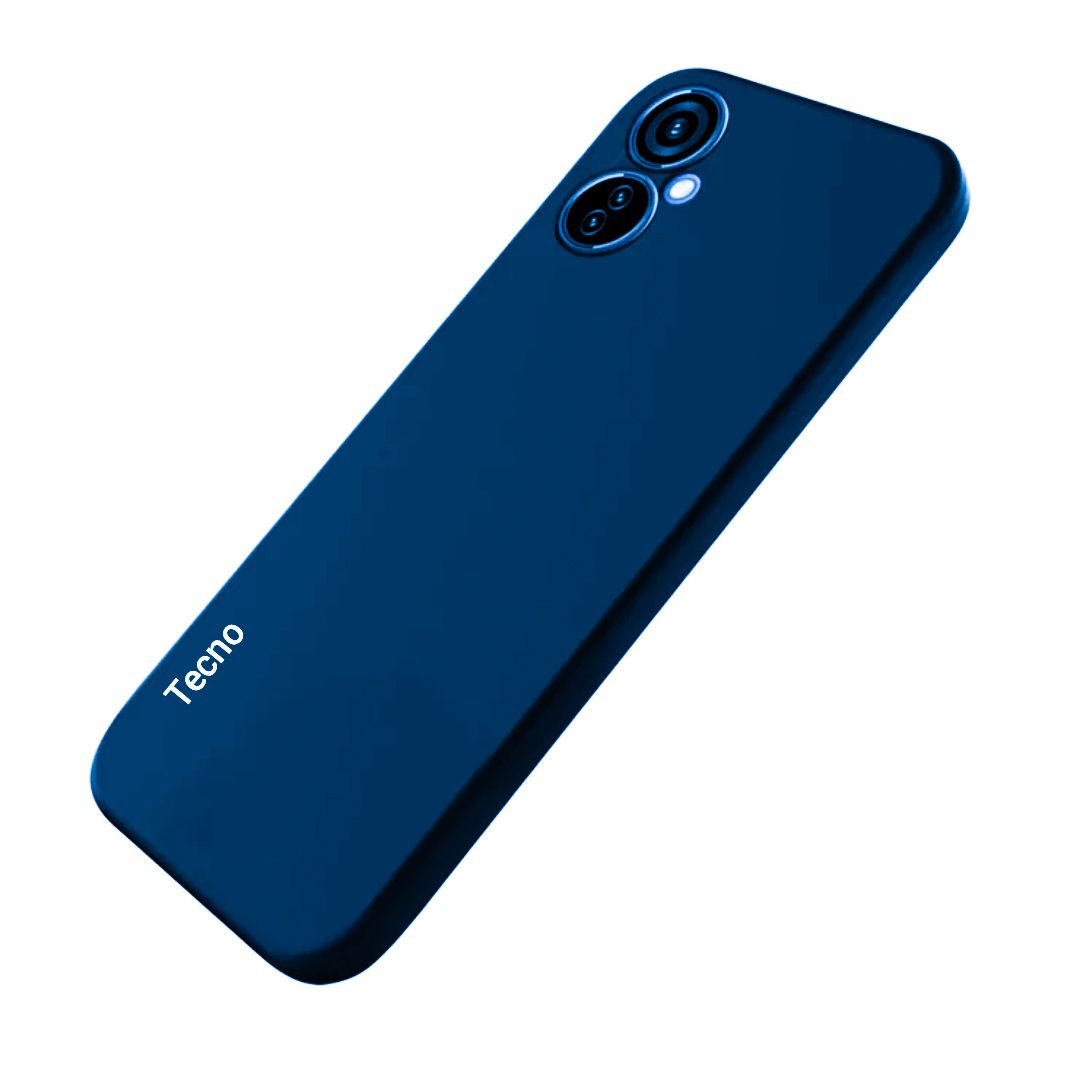 Tecno Camon 19 / Camon 19 Pro Original liquid Silicone phone Case/Cover  available in Black, Blue, Light Purple ( Lilac) & Pink