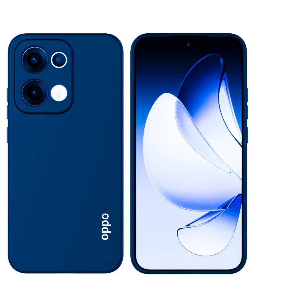 Oppo Reno 13 Original Liquid Silicone Phone Case/Cover available in Black, Blue, Light Purple (Lilac) & Pink