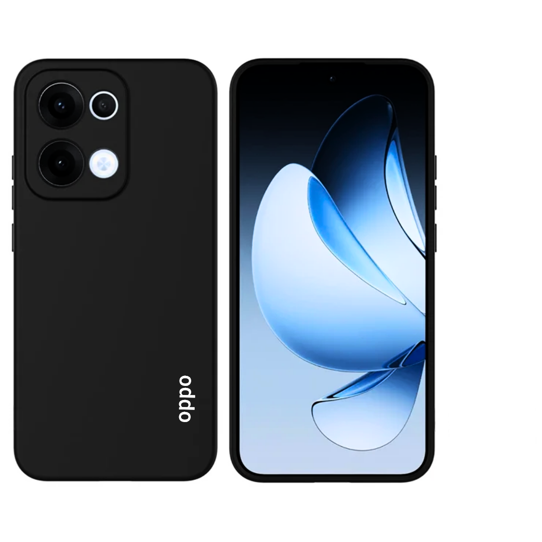 Oppo Reno 13 Original Liquid Silicone Phone Case/Cover available in Black, Blue, Light Purple (Lilac) & Pink