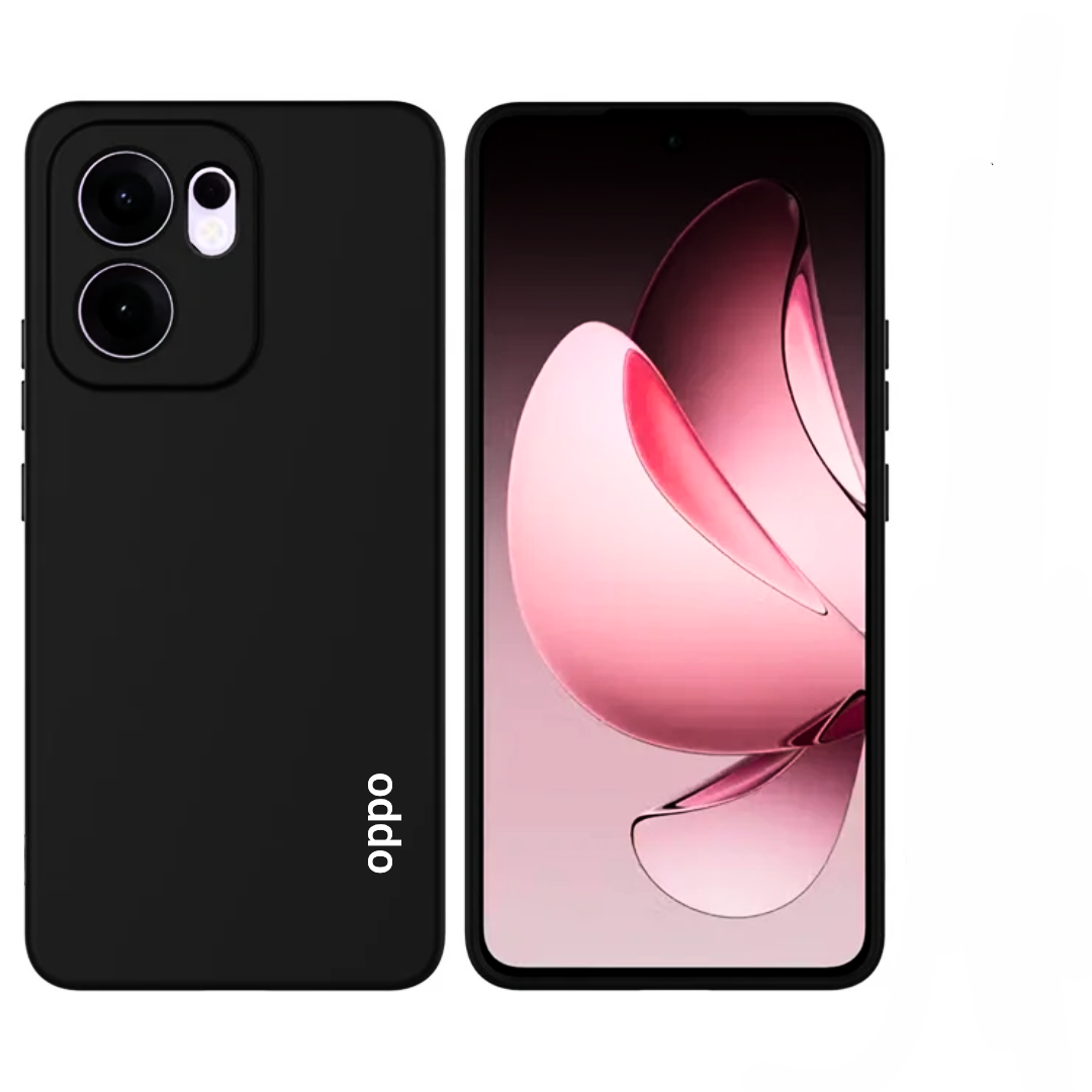 Oppo Reno 13 F (4G & 5G) / Reno 13Fs / Reno 13Fs 5G Original Liquid Silicone phone Case/ Cover available in Black ,Blue, Light Purple (Lilac) & Pink