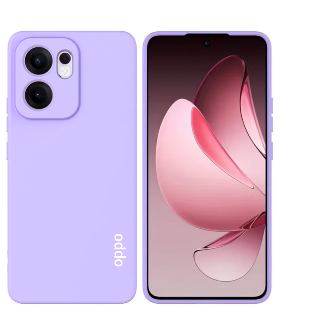 Oppo Reno 13 F (4G & 5G) / Reno 13Fs / Reno 13Fs 5G Original Liquid Silicone phone Case/ Cover available in Black ,Blue, Light Purple (Lilac) & Pink