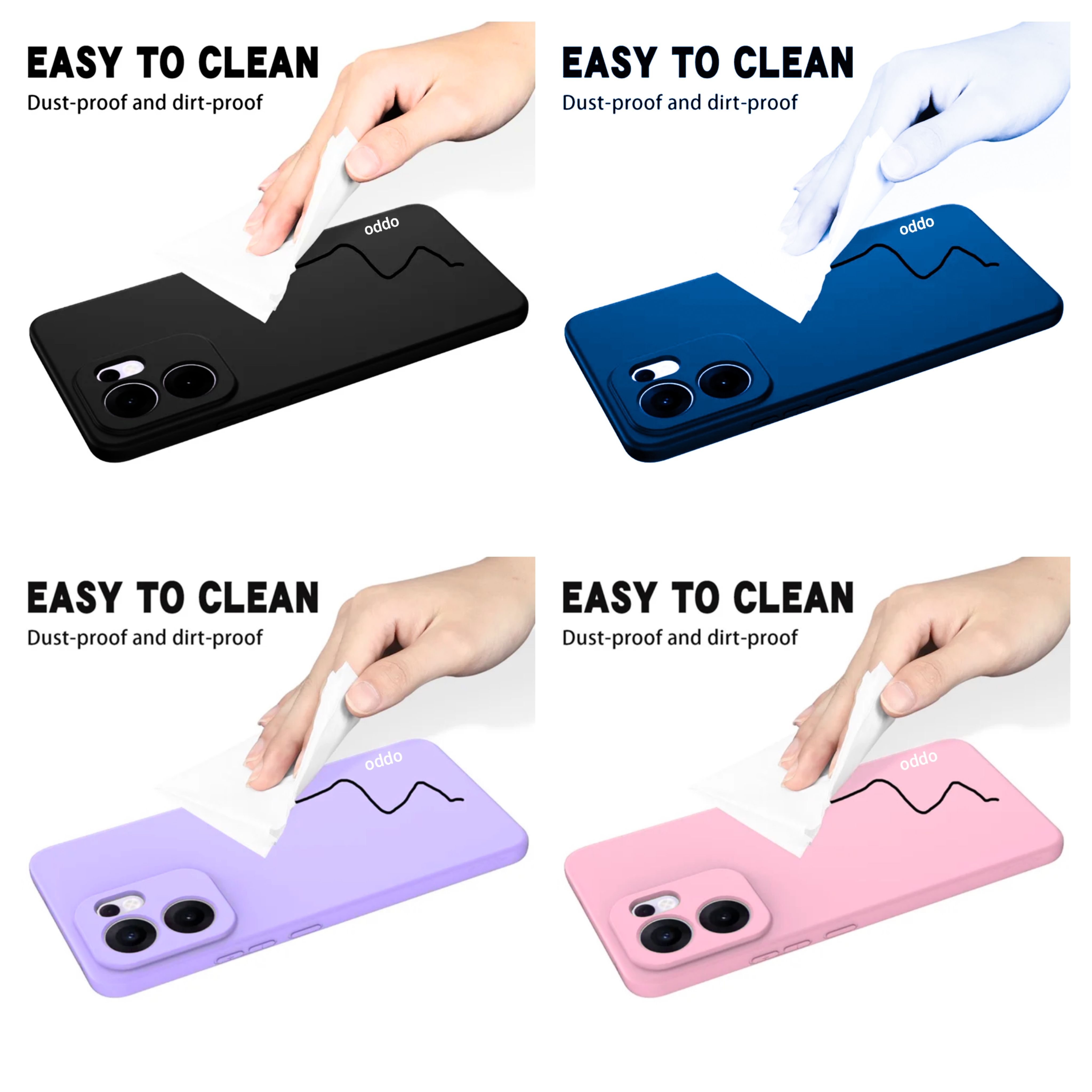 Oppo Reno 13 F (4G & 5G) / Reno 13Fs / Reno 13Fs 5G Original Liquid Silicone phone Case/ Cover available in Black ,Blue, Light Purple (Lilac) & Pink