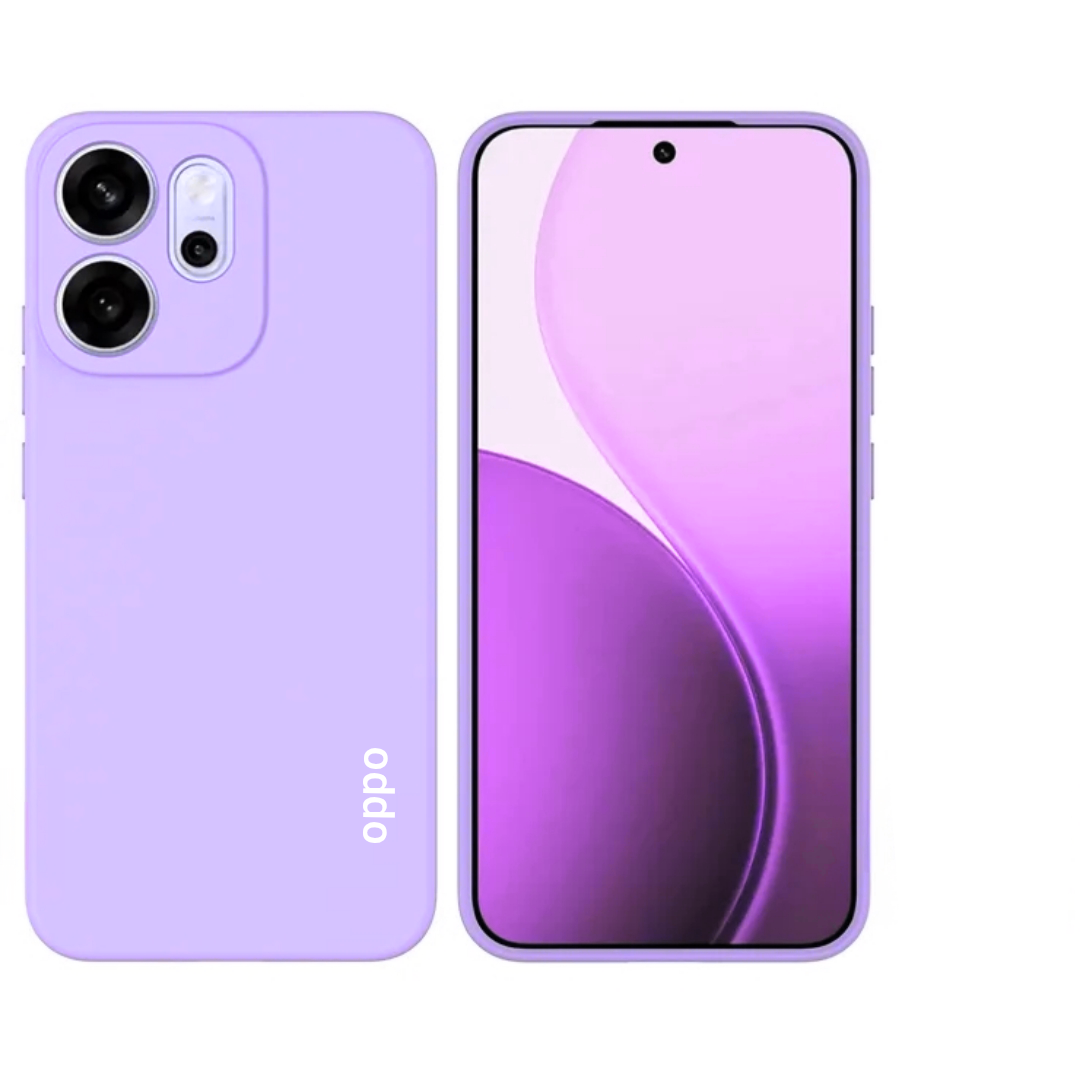 Oppo Reno 14F 5G / Reno 14Fs 5G  Original Liquid Silicone  Phone Case/Cover available in Black, Blue, Light Purple (Lilac) & Pink