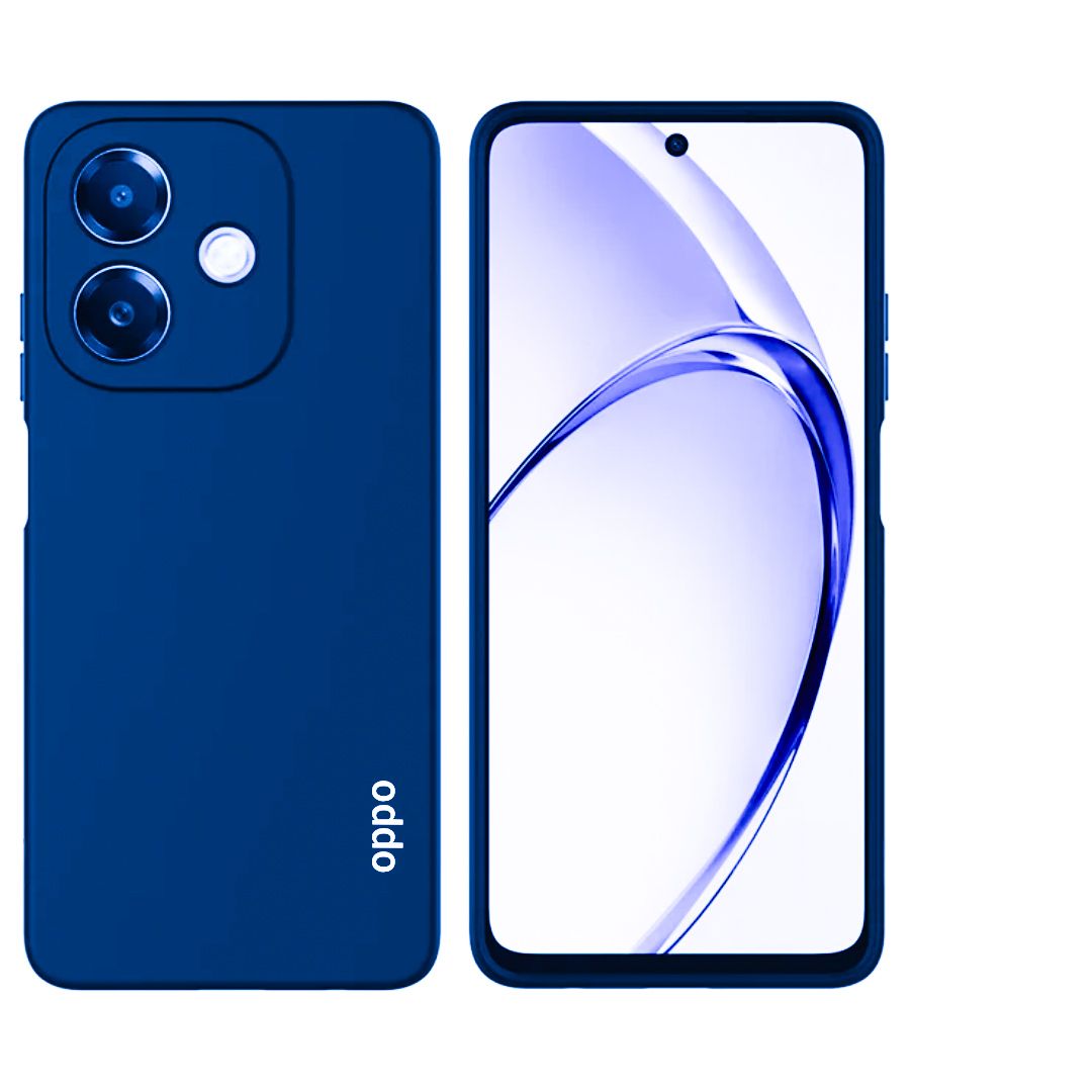 Oppo A3x 4G/5G / Oppo A3 5G Original Liquid Silicone Phone Case/Cover  available in Black, Blue, Light Purple (Lilac) & Pink