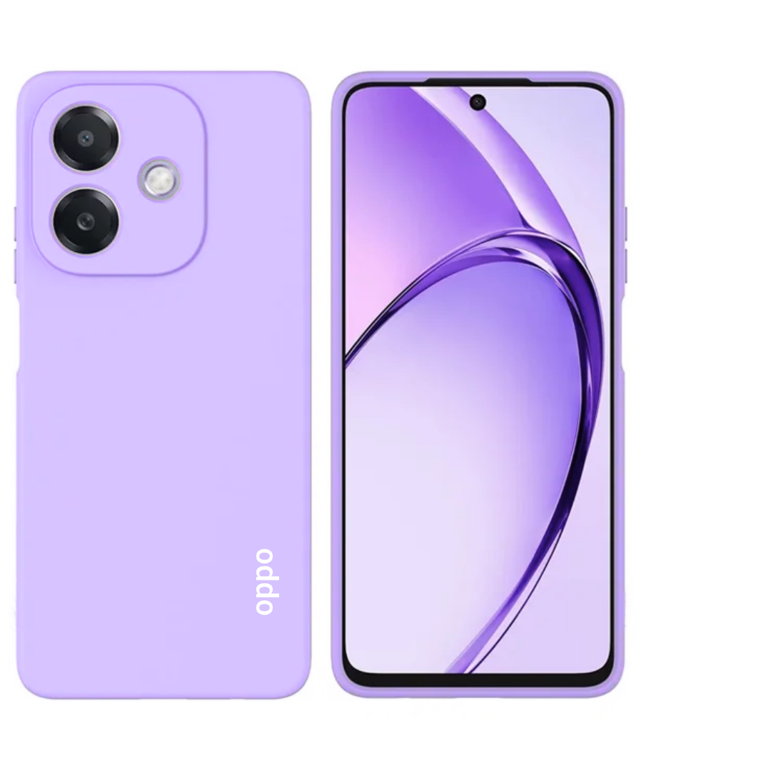 Oppo A3x 4G/5G / Oppo A3 5G Original Liquid Silicone Phone Case/Cover  available in Black, Blue, Light Purple (Lilac) & Pink