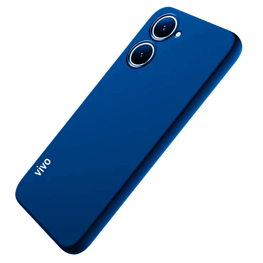 Vivo Y03 Original Liquid Silicone Phone Case/Cover available in Black, Blue, Light Purple (Lilac) & Pink