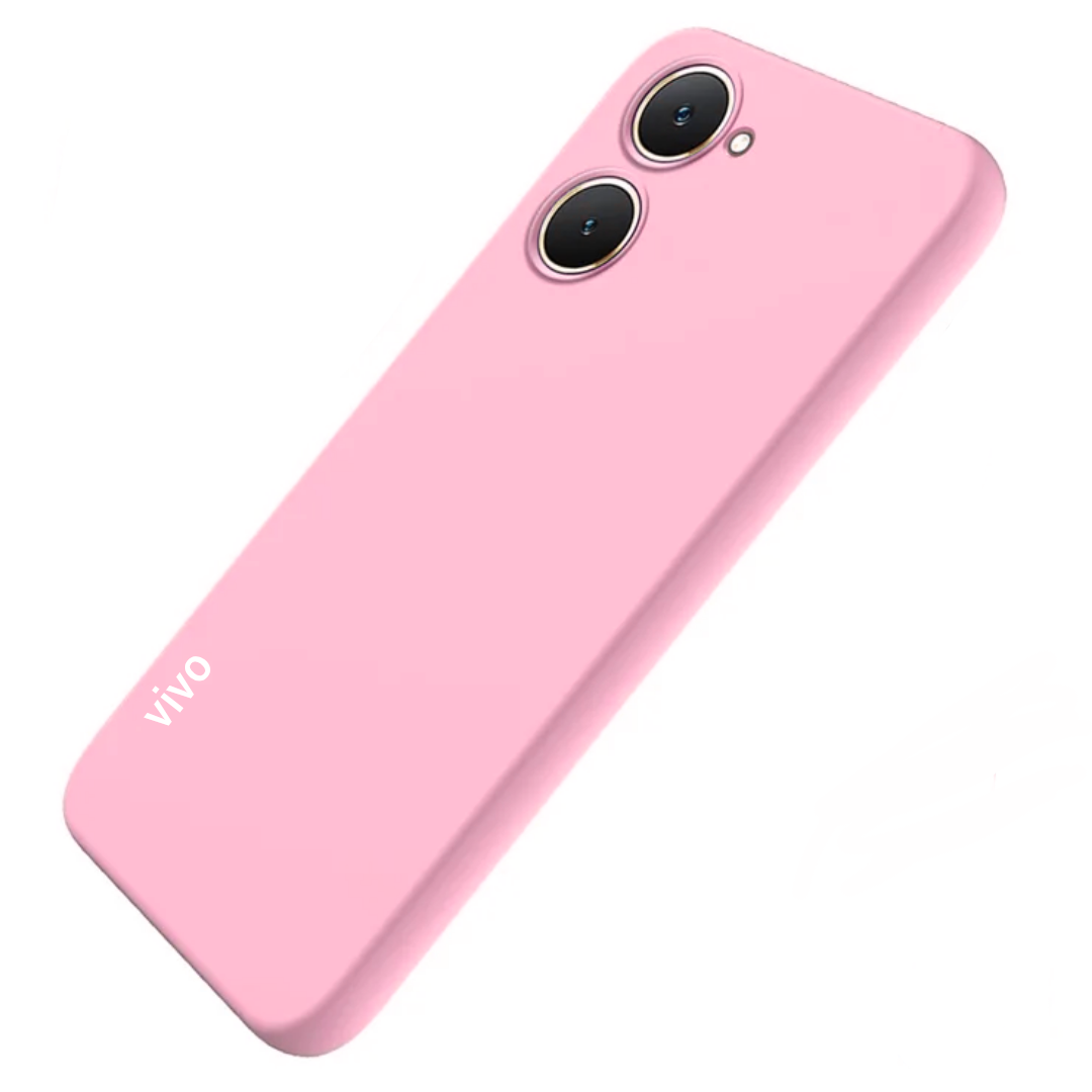 Vivo Y03 Original Liquid Silicone Phone Case/Cover available in Black, Blue, Light Purple (Lilac) & Pink