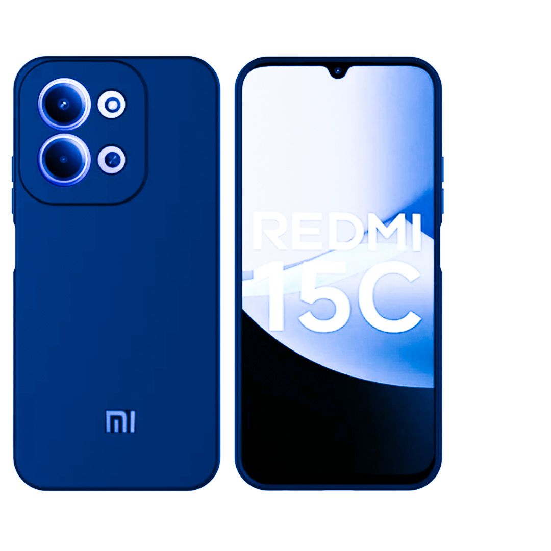 Xiaomi Redmi 15c/Poco C85 Original Liquid Silicone Phone Case/Cover available in Black, Blue, Light Purple (Lilac) & Pink