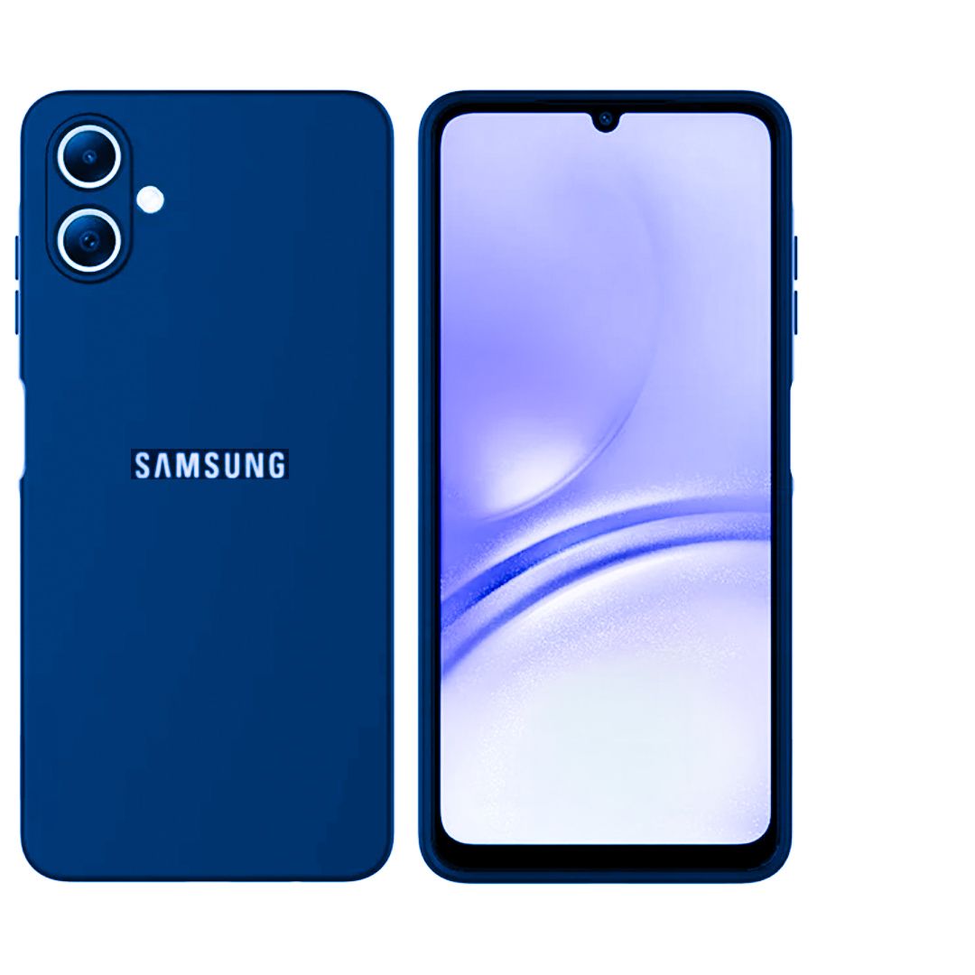 Samsung Galaxy A04/A04e/M04/F04 , A05 , A06 , A07 Original Liquid Silicone Phone Case/Cover available in Black, Blue, Light Purple (Lilac) & Pink