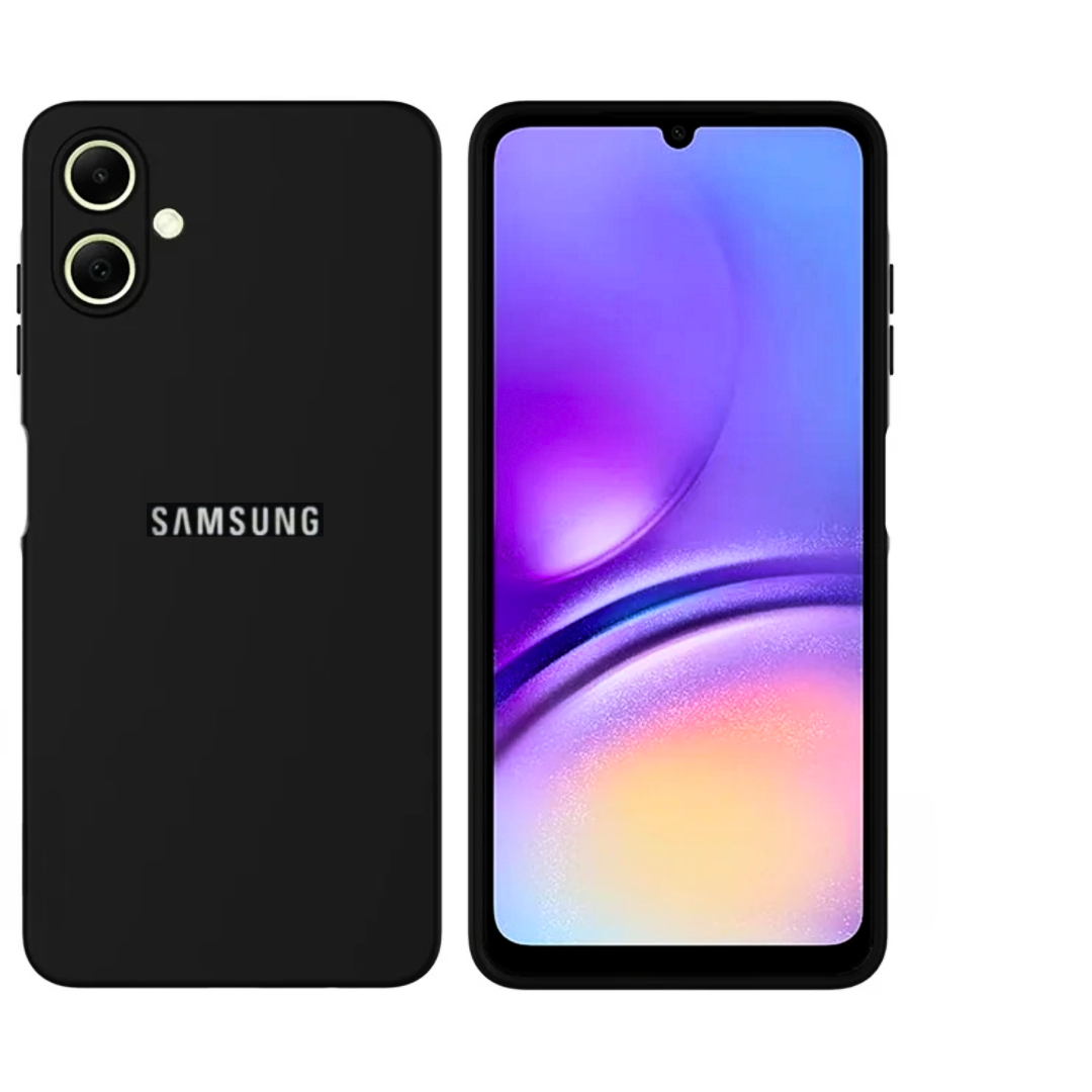 Samsung Galaxy A04/A04e/M04/F04 , A05 , A06 , A07 Original Liquid Silicone Phone Case/Cover available in Black, Blue, Light Purple (Lilac) & Pink