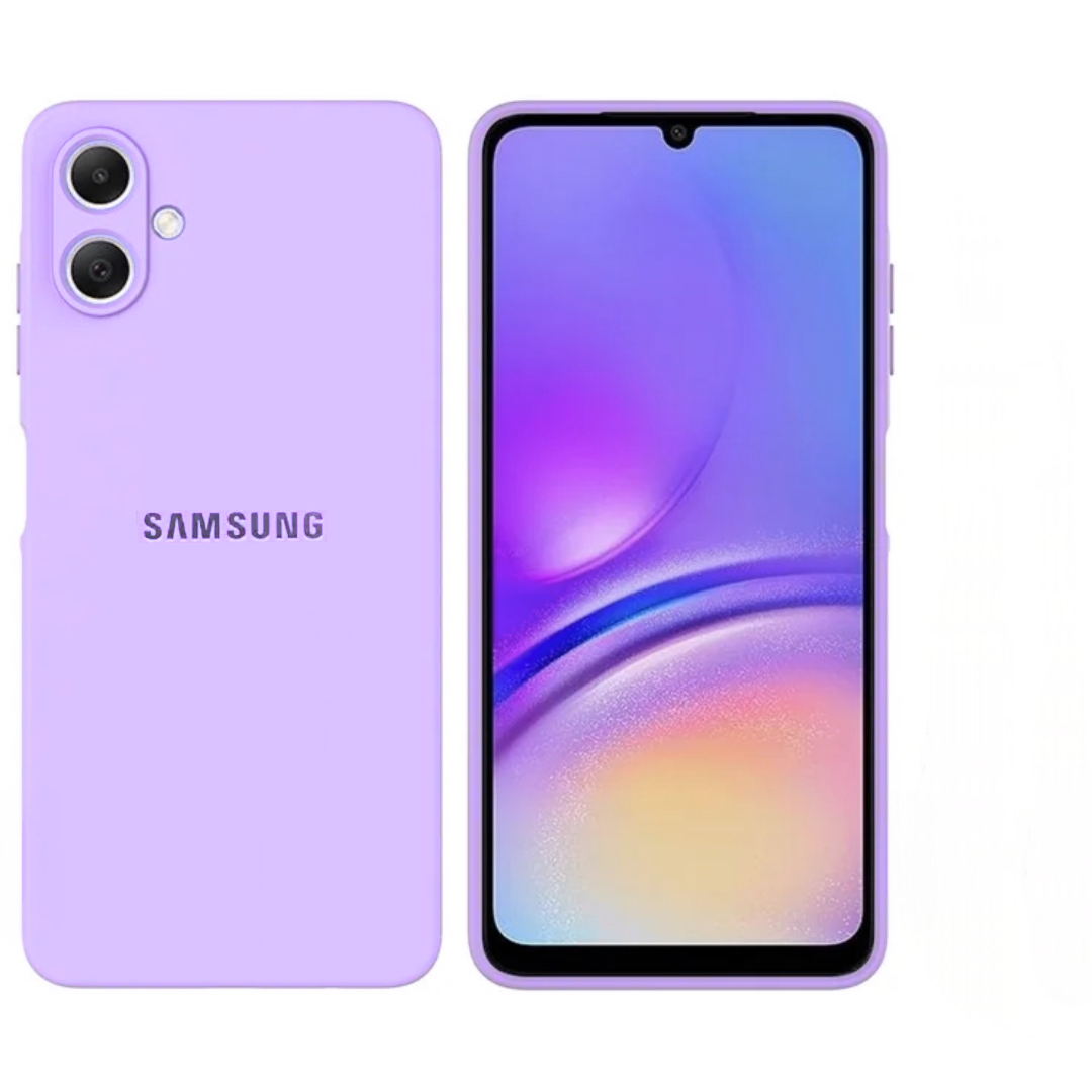 Samsung Galaxy A04/A04e/M04/F04 , A05 , A06 , A07 Original Liquid Silicone Phone Case/Cover available in Black, Blue, Light Purple (Lilac) & Pink