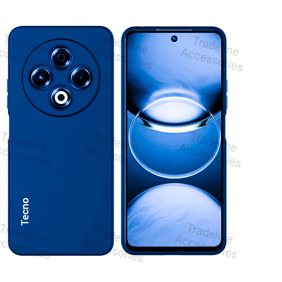 Tecno Spark 30 , Spark 30C Original Liquid Silicone Phone Case/Cover available in Black,Blue ,Light Purple(Lilac) & Pink