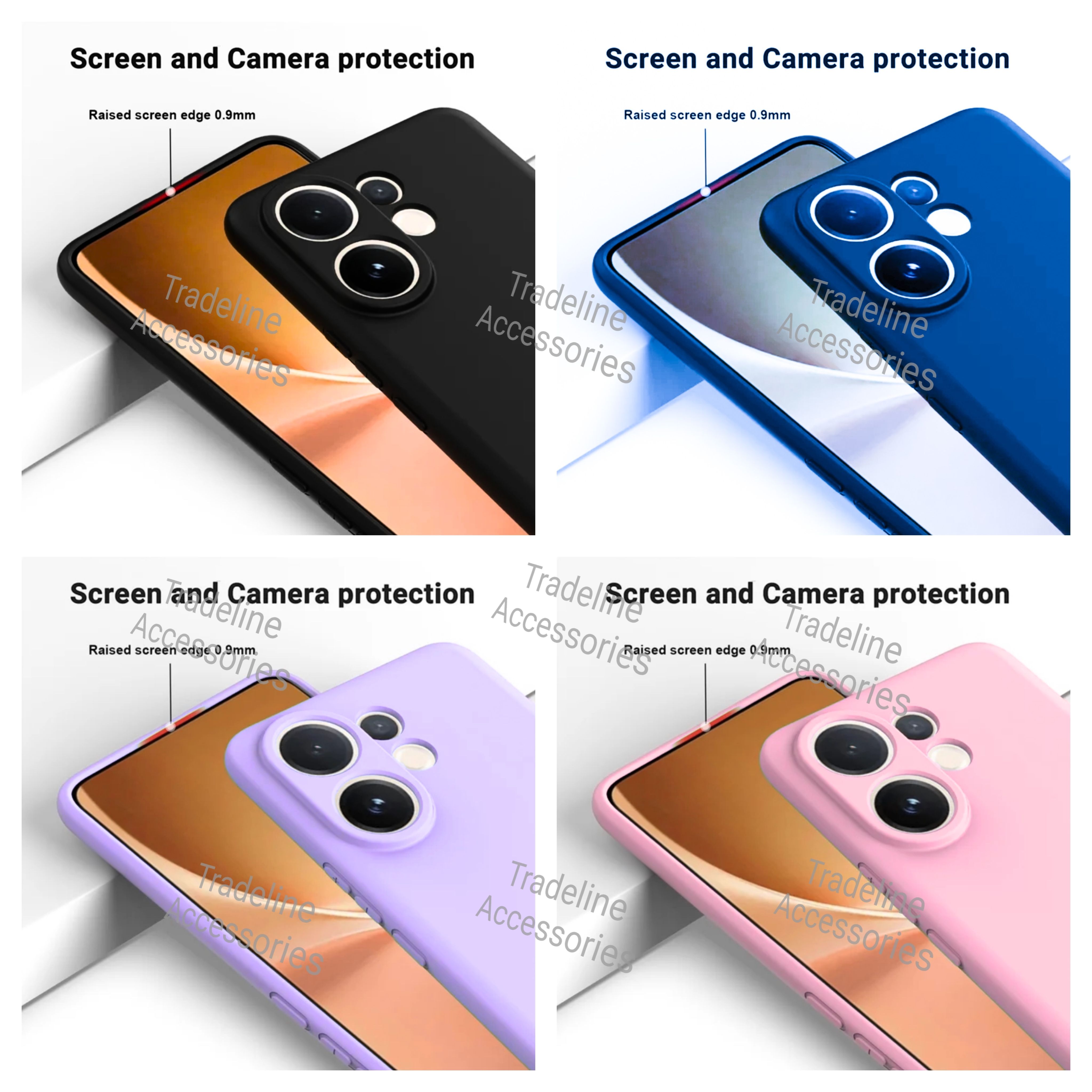 Vivo V60 5G Original Liquid Silicone Phone Case/Cover available in Black,Blue ,Light Purple(Lilac) & Pink