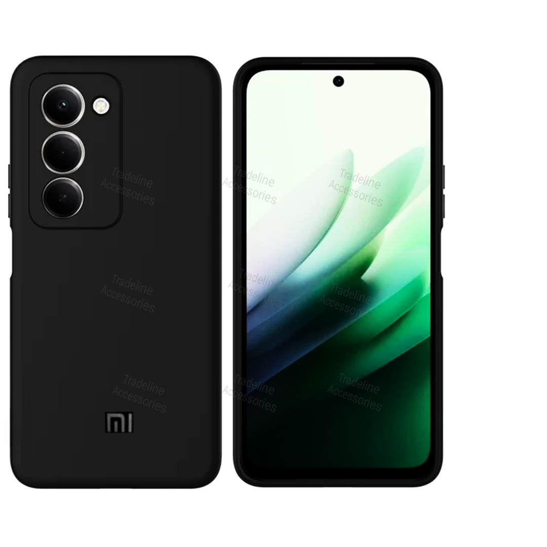 Xiaomi Redmi 15 Original Liquid Silicone Phone Case/Cover  available in Black, Blue, Light Purple (Lilac) & Pink