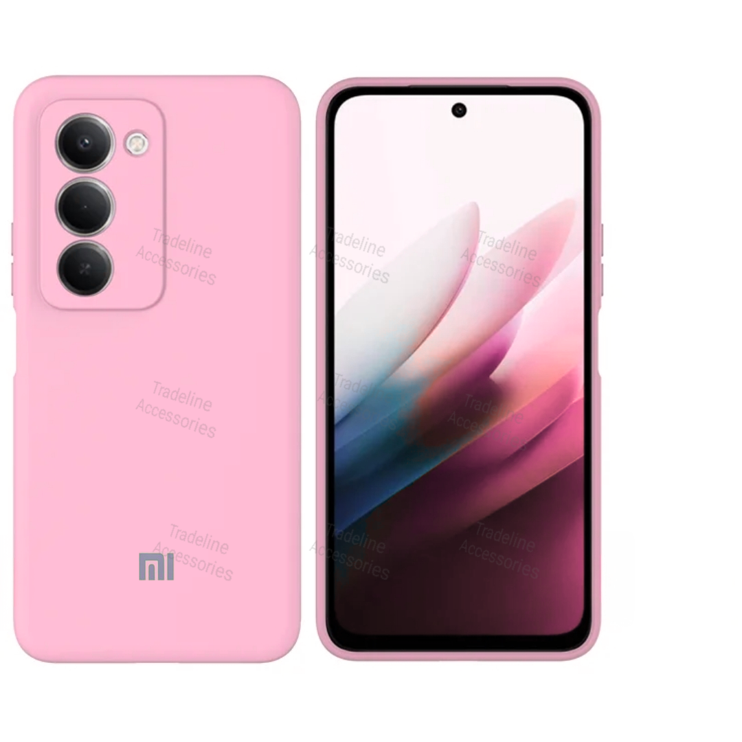 Xiaomi Redmi 15 Original Liquid Silicone Phone Case/Cover  available in Black, Blue, Light Purple (Lilac) & Pink